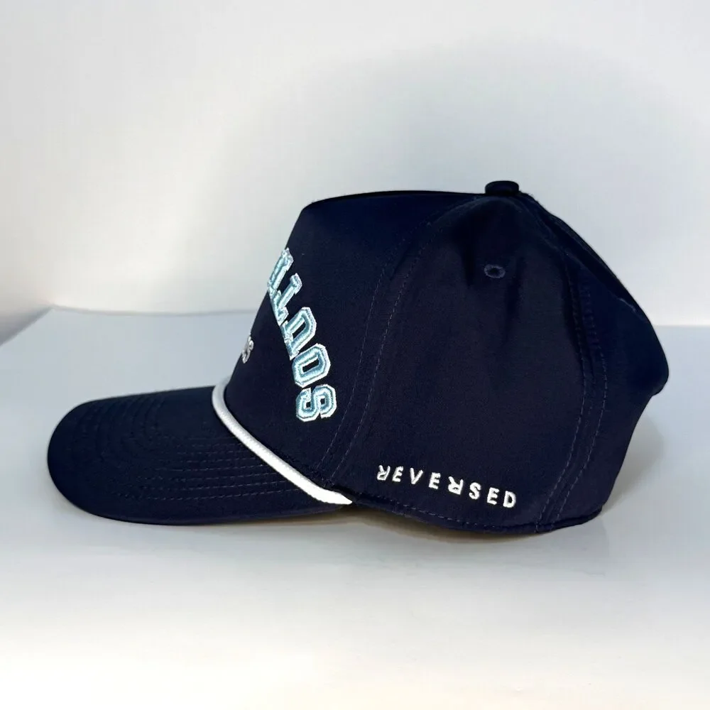 South Tampa Titans Navy Rope Snapback Hat Reversed Local Team Cap